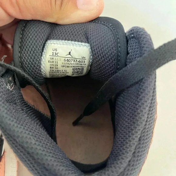 Nike Air Jordan Retro 1 Mid Pink Quartz - Picture 6 of 6
